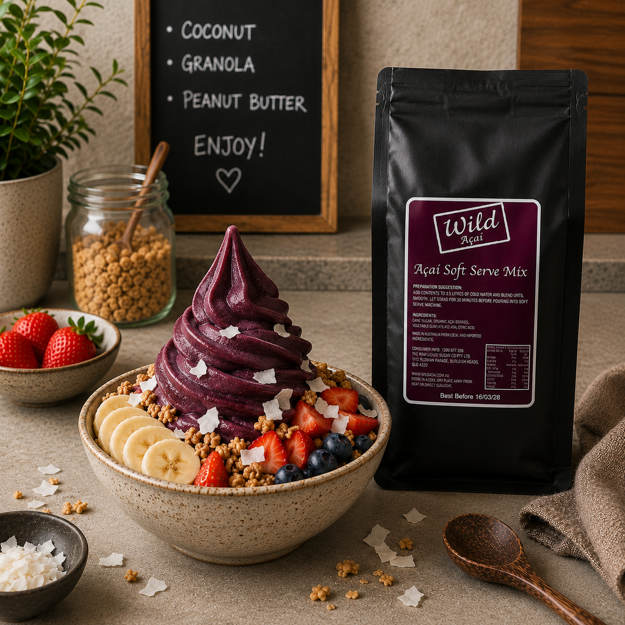 Wild Acai breakfast bowl