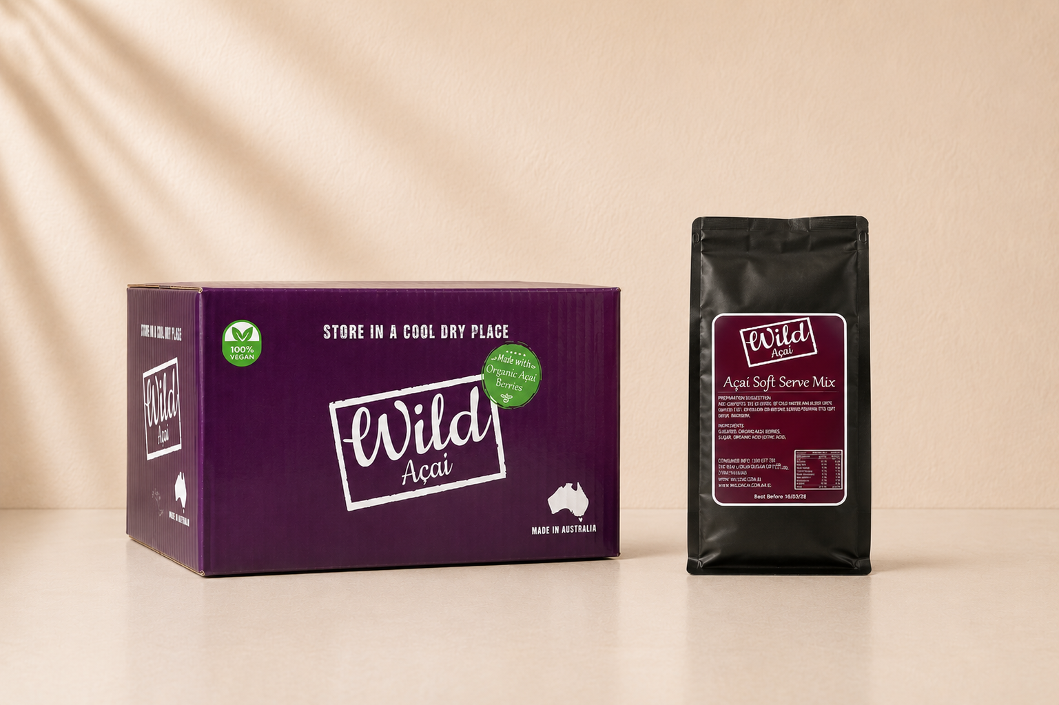 Wild ACai Box and bag